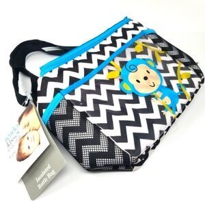 NWT. Tender Kisses MONKEY INSULATED BOTTLE BAG